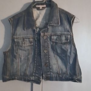 Denim vest size L